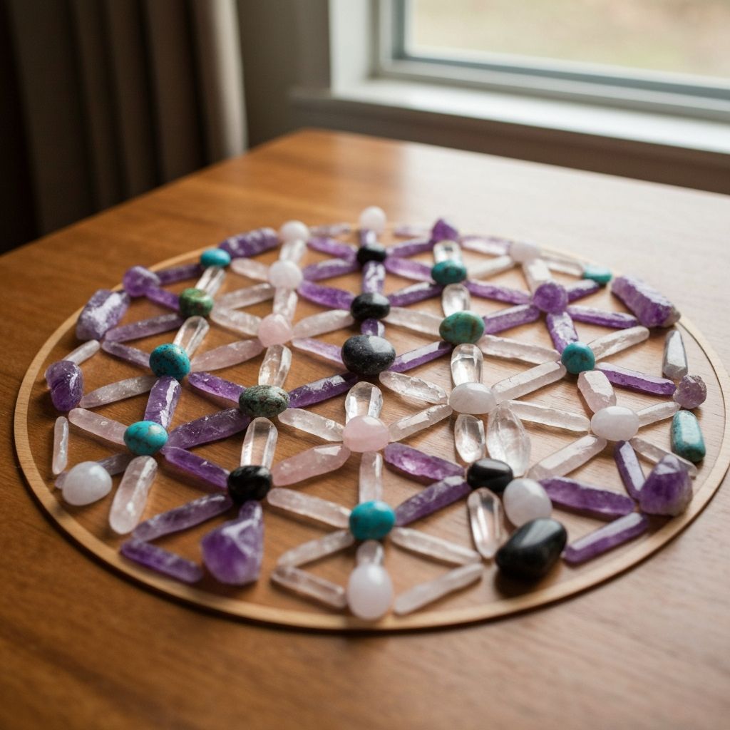 Creating a Crystal Grid for Manifestation