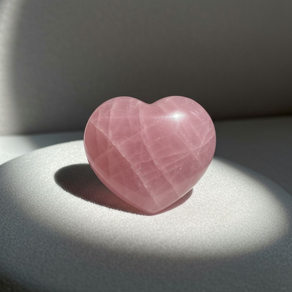 Rose Quartz Heart